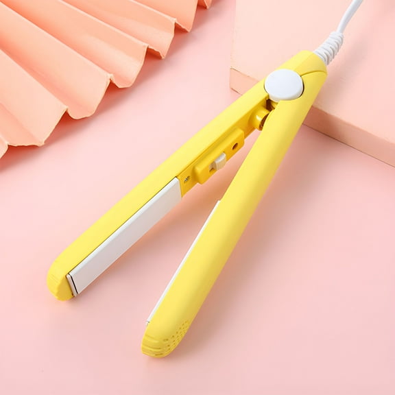 HIBIBUD Mini Hair Curler for Short Hair, 2 In 1 Mini Curler And Hair Straightener, Mini Curling Iron 1/2 Inch Barrel Short Hair Beauty Tools & Accessories