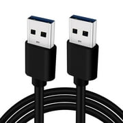 SatelliteSale USB 3.0 Cable Type A Male to Male for Data Transfer (6 Feet)