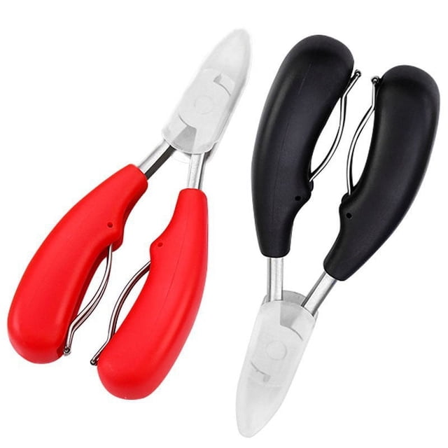 Alicates para ranurar uñas, alicates de punta de pollo de acero inoxidable para cortar uñas de los pies, alicates para uñas, cuchillo de pedicura con punta puntiaguda, herramienta para pedicura de