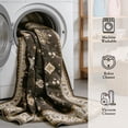 thumbnail image 6 of 2x3 Area Rug Washable Entryway Small Rug, Vintage Boho Oriental Front Door Mat, Non-Slip Rubber Backing Stain Resistant Floor Mat for Entrance, Bathroom, Kitchen, Hallway., 6 of 9