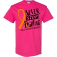 thumbnail image 3 of Inktastic Never Stop Fighting Multiple Sclerosis Awareness T-Shirt, 3 of 5