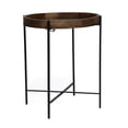 thumbnail image 4 of Round End Table,Natural Wood Furniture Primary Living Space Tables, 4 of 8