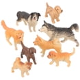thumbnail image 3 of WRISTBIQUE Small Mini Dogs Figures Plastic 8 Pcs Housewarming present, 3 of 8