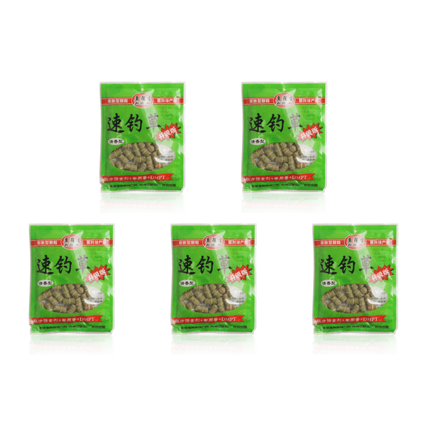 Cebo de pesca Alimento Carpa Carpa herbívora Señuelo granular (Quick Grass)