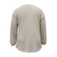 thumbnail image 4 of BOOMNY Women's Long Sleeve Tshirts Crew Neck Plus Size T-Shirt Loose Fall Tee Tops for Women, 4 of 5