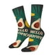 thumbnail image 1 of Balery Banana And Avocado Calcetas Largas con Estampado para Hombre y Mujer – Suaves y Transpirables, Talla Única (US 5-11), 1 of 6