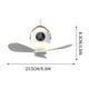 thumbnail image 3 of Fiudx Ventilador de Techo Inteligente, Miniventilador con Potente Flujo de Aire, Lámpara de Noche Cálida y Acogedora, Lámpara Colgante con Motor de Alta Velocidad de 360°, Ideal para Camping y Hogar,, 3 of 6