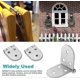 thumbnail image 3 of Folding Table Hinge Folding Hinge Garden Shed Accessorysilver-6pcs, 3 of 5