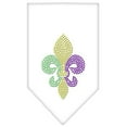 thumbnail image 4 of Pet and Dog Bandana Rhinestone, "Mardi Gras Fleur De Lis", 4 of 10
