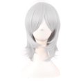 thumbnail image 1 of LinYooLi Perruque Cosplay en Fibre Synthétique 16 Pouces/40 cm (Blanc/bleu Azure), 1 of 9
