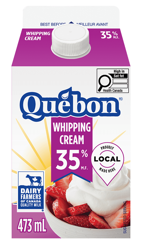 Québon 35% Whipping Cream, 473 mL