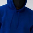thumbnail image 3 of 2 Piece Sweatsuits for Men Outfits Sets Loose Plain Hoodie and Shorts Sportswear Casual Fall Sweat Suit (XXS, Blue), 3 of 6