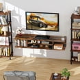 thumbnail image 2 of Mueble flotante para TV con cajón estante de pared para centro de entretenimiento repisa moderna para sala o dormitorio soporte para televisión hasta, 2 of 7