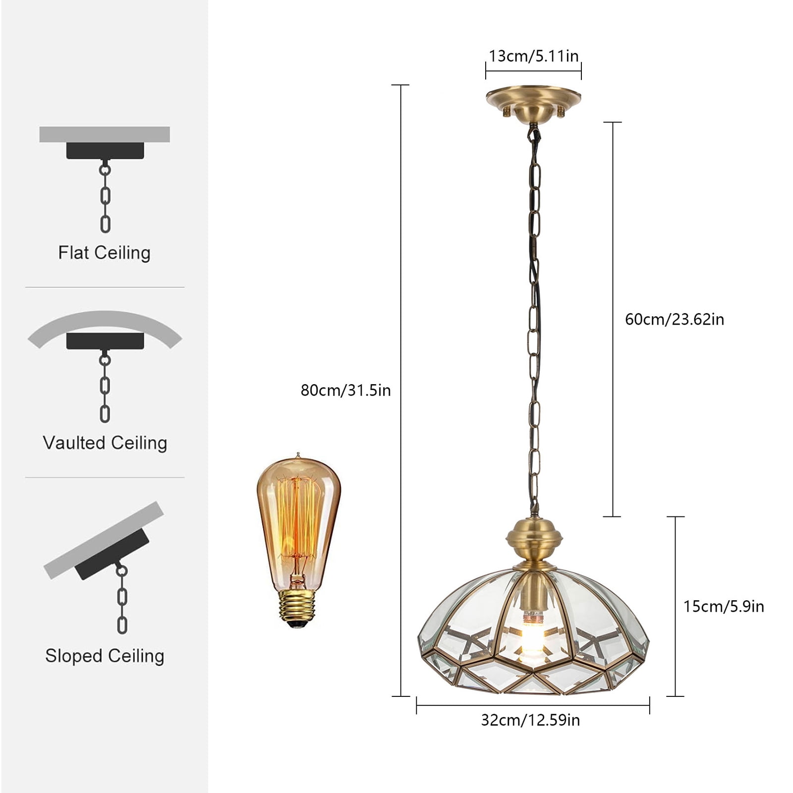 Ceiling Light Fixture,Modern Hanging Lamp, Ceiling Lamp for Indoor