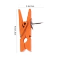 thumbnail image 2 of UPOUART 200Pcs Decorative Pushpins Assorted Color Plastic Tacks for Classroom Use, 2 of 8