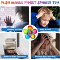 thumbnail image 4 of KATEA Pop Fidget Spinner Juguetes Paquete de 4, Favor de Fiesta Pop Fidget Toy Paquete a Granel, Juego de Juguetes Sensoriales Pop Bubble para Niños, Simple Pop Fidget Spinners TDAH Stre, 4 of 5