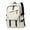 Natural White, variant on Mini Anti-Theft RFID Backpack for Women and Men, Water-Resistant, Lightweight Travel Daypack with iPad Sleeve, Key Holder, Daily Short Trips