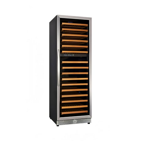 24 One Section Wine Cooler w/ (2) Zones  154 Bottle Capacity  110v