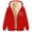 Red, variant on Wancir Women's Winter Warm Fleece Jackets Thick Sherpa Lined Zip up Hoodies Heavyweight Sweatshirt Coat