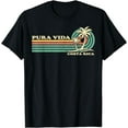 thumbnail image 2 of Retro Vintage Family Vacation Costa Rica Pura Vida Beach T-Shirt, 2 of 3