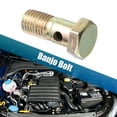 thumbnail image 2 of Unique Bargains 2 Set Single Banjo Bolt Brake Fitting Adapter Kit M12x1.5 Brake Line Thread with 12mm Washers, 2 of 6
