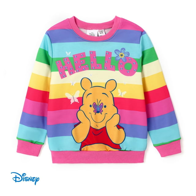 Disney Winnie l'Ourson Chandail Molletonné Personnage pour Fille Taille 6-12