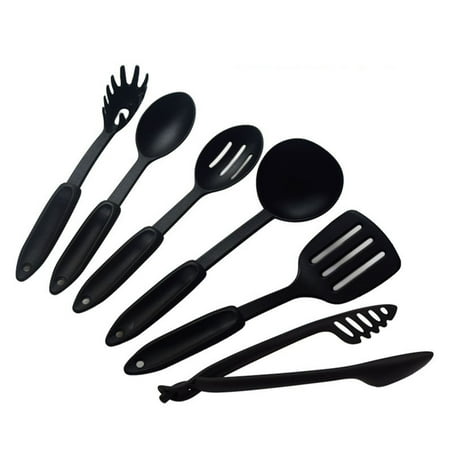 

6 Pcs Anti-high Temperature Cooking Utensils Spoon Food Clip Spaghetti Server