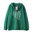 thumbnail image 3 of Dark hip-hop gótico Harajuku Y2k estampado de araña cremallera Sudadera con capucha hombres y mujeres Harajuku chaqueta sudadera, 3 of 5