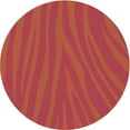 thumbnail image 1 of Ahgly Company Machine Washable Indoor Round Transitional Red Area Rugs, 4' Round, 1 of 7