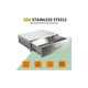 thumbnail image 4 of 30x10 pulgada grande-capacity triple cajón stainless steel bbq cajón-304 steel 3 cajón gabinete para outdoor kitchen islands & bbq islands (20in w x 10in h x 30in d), 4 of 7