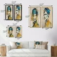 thumbnail image 4 of Designart "Neo-Tokyo Monarch Empress of Futuristic Japan I" Fashion Woman Framed Wall Art Set Of 2 - Glam Orange Framed Canvas Set For Living Room Decor, 4 of 6