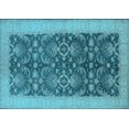 thumbnail image 1 of Ahgly Company Indoor Rectangle Oriental Light Blue Traditional Area Rugs, 5' x 7', 1 of 4