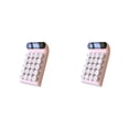 thumbnail image 4 of Calculadora simple Cateissary Papelería para estudiantes Rosa 2piezas, 4 of 6