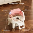 thumbnail image 4 of PetPivot AS12 Automatic Cat Litter Box Self-Cleaning with Safety Protection, Liners, Front Entry Step Included, Pink, 4 of 10