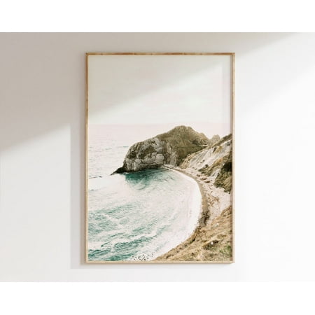 California Coast, Coastal Print, Neutral Beach Photography, Wall Art, Modern Wall Decor, 8x12 UNFRAMED