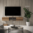 thumbnail image 4 of WACO FLOATING TV STAND MODERN MEDIA CONSOLE UP TO 80"TVs UNDER TV SHELF, 4 of 9