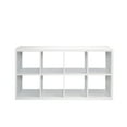thumbnail image 4 of GZXS 15-Inch Cube Storage Organizer with Opened Back Shelves, Storage Shelves Room Divider, Wood ookcase, 8-Cube, White, 4 of 6