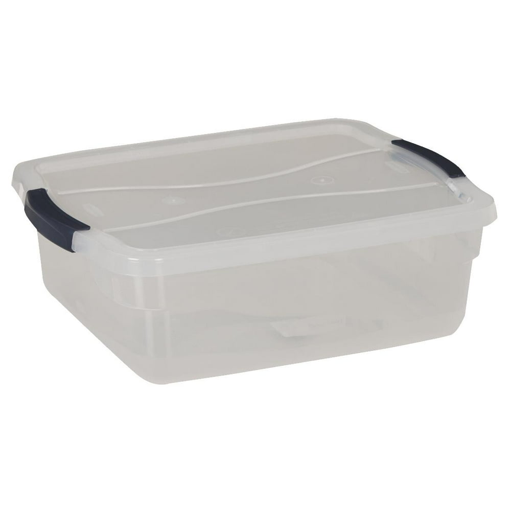 clear rubbermaid totes