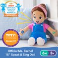 thumbnail image 2 of Ms. Rachel Official Speak & Sing 16-Inch Plush Doll for Ages 6 Months to 3+ Years, 2 of 9