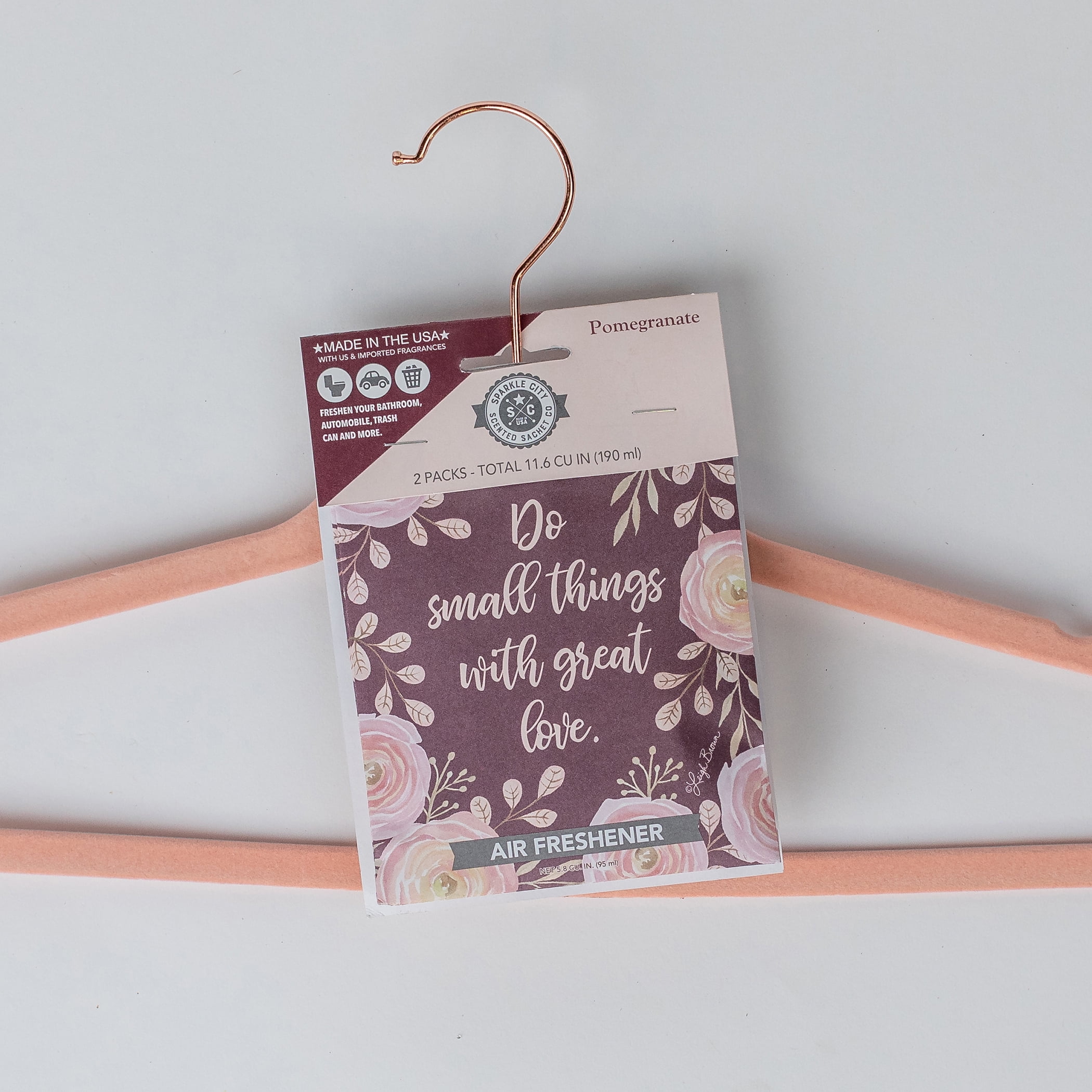 Sparkle City Scented Sachet 2 Pack, Do Small Things
