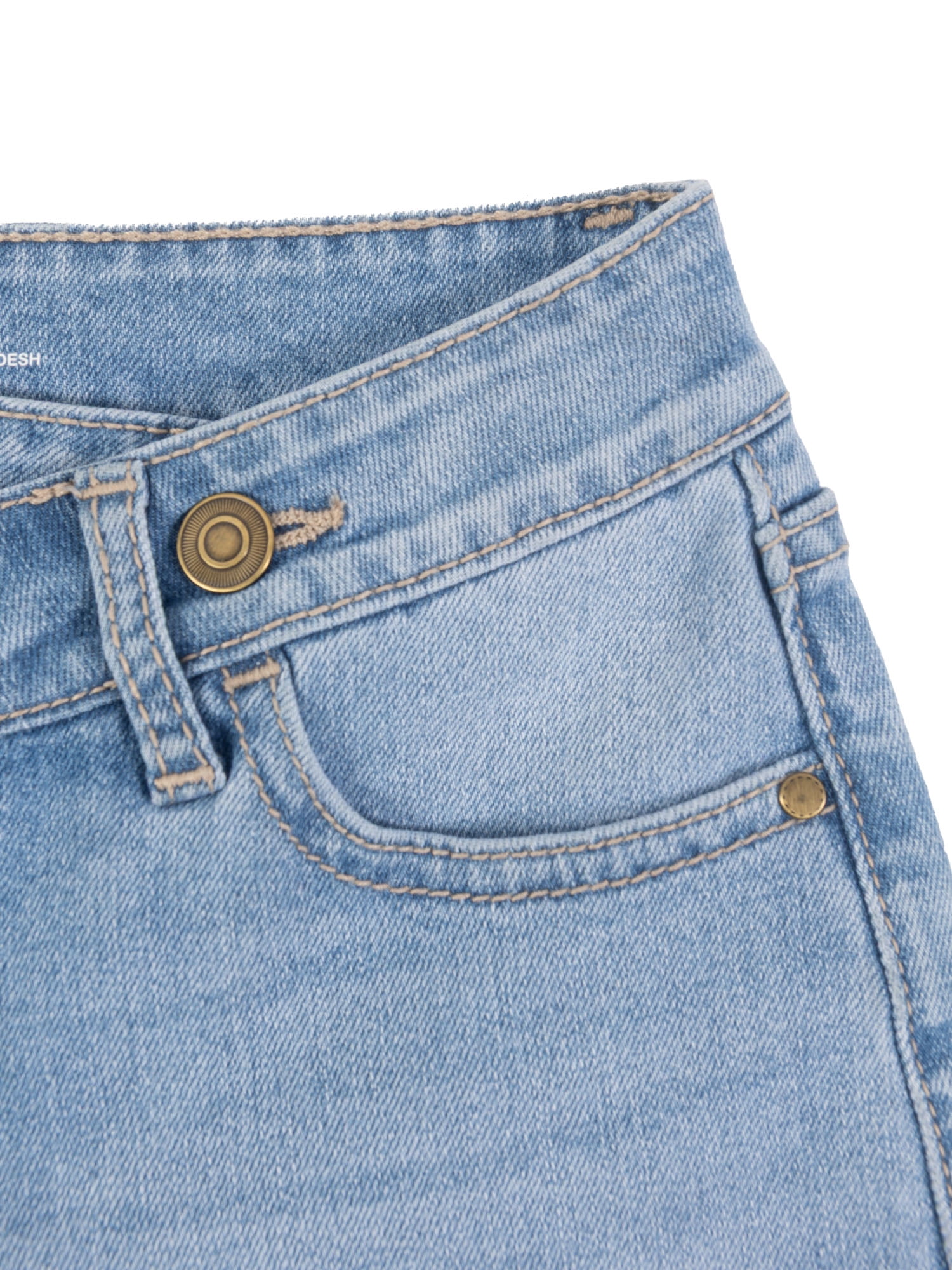 Wonder Nation Girls Denim Shorts, Size 5-18