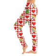 thumbnail image 2 of Women Christmas Print Lounge Pants Drawstring Soft Sleepwear Holiday Pajama Bottoms Comfy Homewear Trousers for Family Gatherings, 2 of 6