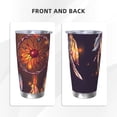 thumbnail image 3 of KLL Beautiful Dreamcatcher1 Print 40oz Stainless Steel Insulated Car Cup with Spillproof Lid - Keep Your Drink Hot or Cold on the Go-Straw Two-piece Set, 3 of 8