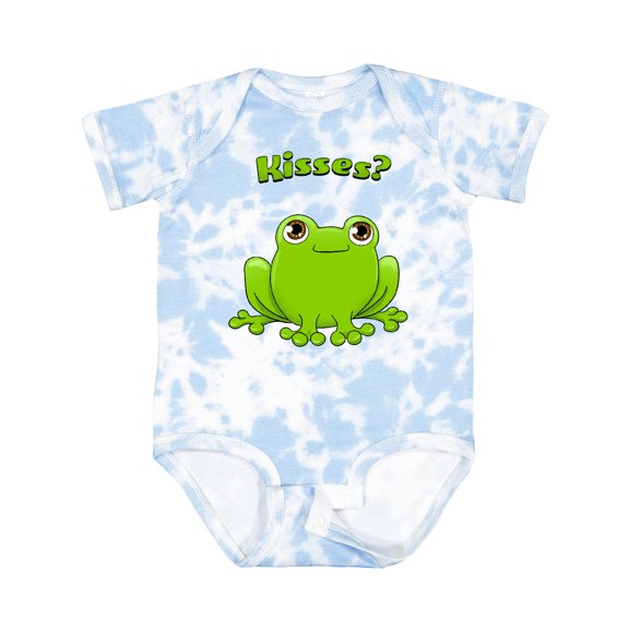 Inktastic Kisses? Cute Frog Boys or Girls Baby Bodysuit