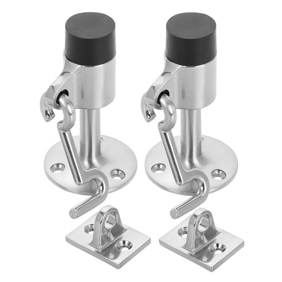 MLINS 2 Sets Heavy Duty Door Stopper Windproof Door Holder for Outdoor and Balcony Door Stopper Hook Latch for Home Hotel and Office