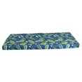 thumbnail image 3 of Blazing Needles 54-inch by 19-inch Patterned Outdoor Spun Polyester Bench Cushion 954X19-REO-28, 3 of 3