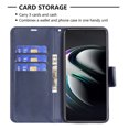 thumbnail image 3 of Wallet Case for Samsung S20 FE, Retro Solid Color Premium Leather Credit Card Holder Wallet RFID Blocking Case with Wrist Strap Stand Magnetic Flip Cover for Samsung Galaxy S20 FE, Blue, 3 of 9