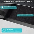 thumbnail image 5 of ANTPOP Entrance Floor Mats Indoor Muddy Doormat Outdoor Commercial Heavy Duty Outside Entryway Welcome Front Door Mat Rubber Backed Low Profile Custom Rug Non Slip Dirt Trapper Black 4'x 43', 5 of 6