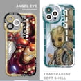 thumbnail image 2 of Marvel Spiderman Iron Man funda para Apple iPhone 12 Mini 14 Plus XR 8 13 Pro Max SE 7 6s 11 Pro XS X suave funda transparente Fivean unisex, 2 of 2