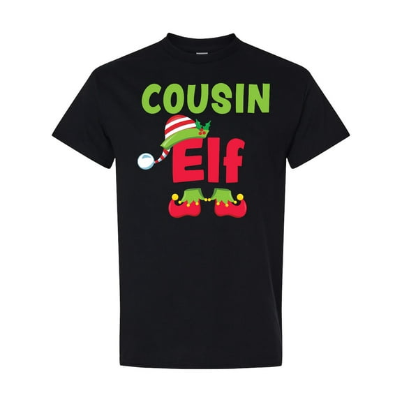 Inktastic Christmas Cousin Elf T-Shirt